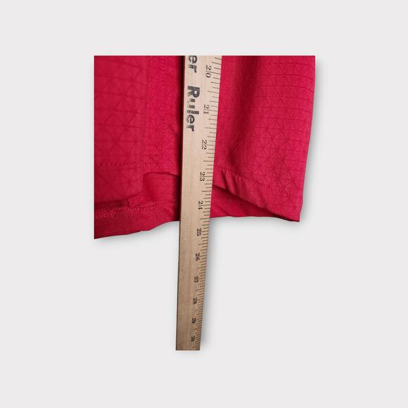 Oiselle Womens Textured Sleeveless Running Tank 4 Small Magenta Vibrant Sporty - Picture 4 of 5